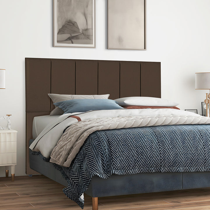 Cabeceira com pé  para cama box Tecido Suede- Cores , Medidas e Modelos