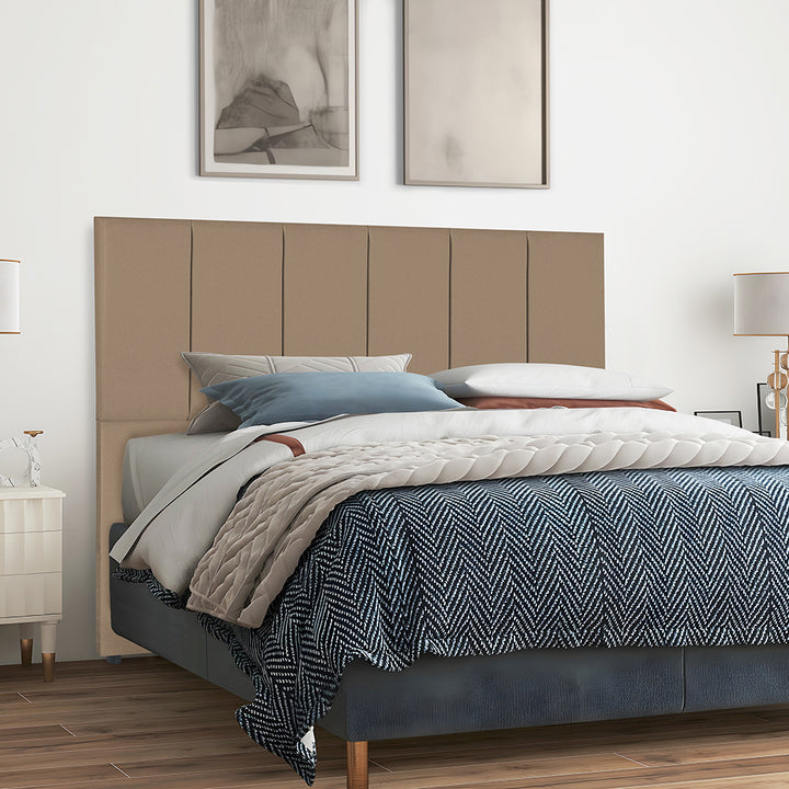 Cabeceira com pé  para cama box Tecido Suede- Cores , Medidas e Modelos