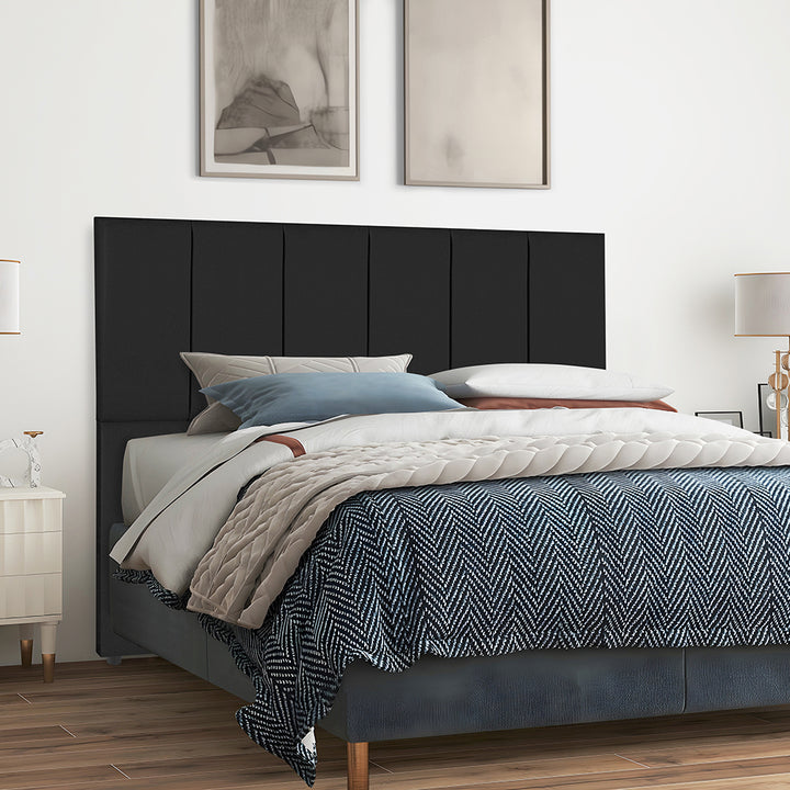 Cabeceira com pé  para cama box Tecido Suede- Cores , Medidas e Modelos