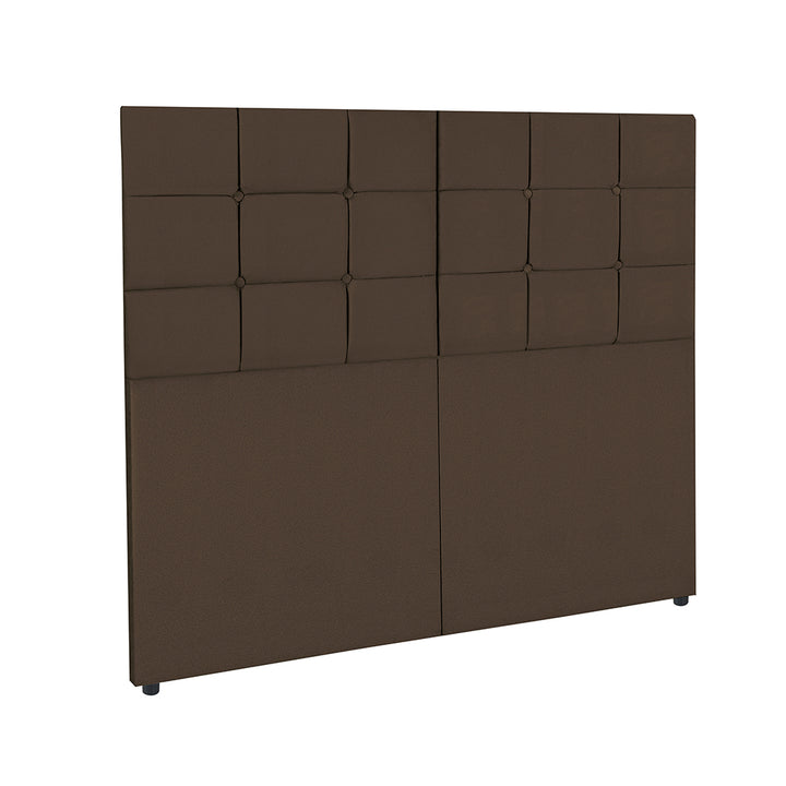 Cabeceira com pé  para cama box  em Tecido Suede- Cores , Medidas e Modelos