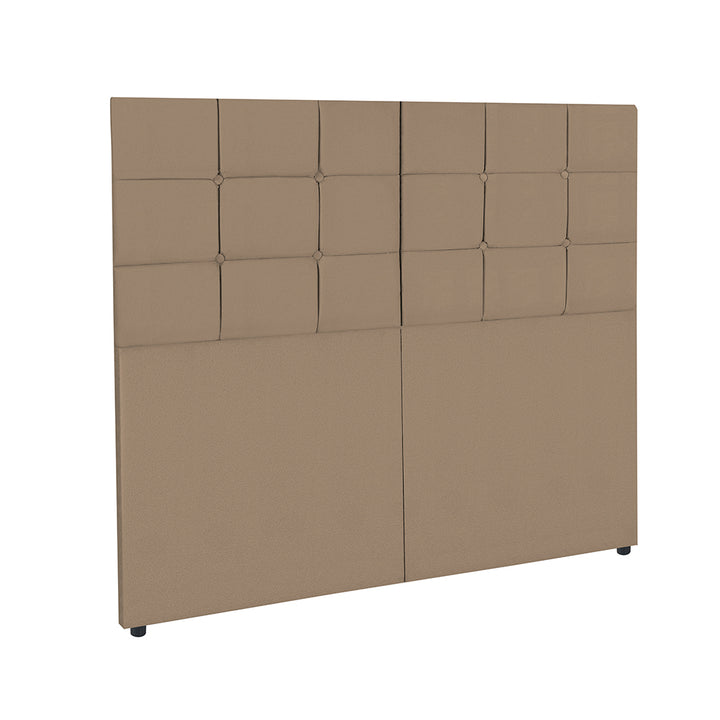 Cabeceira com pé  para cama box  em Tecido Suede- Cores , Medidas e Modelos