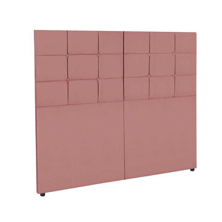 Cabeceira com pé  para cama box  em Tecido Suede- Cores , Medidas e Modelos