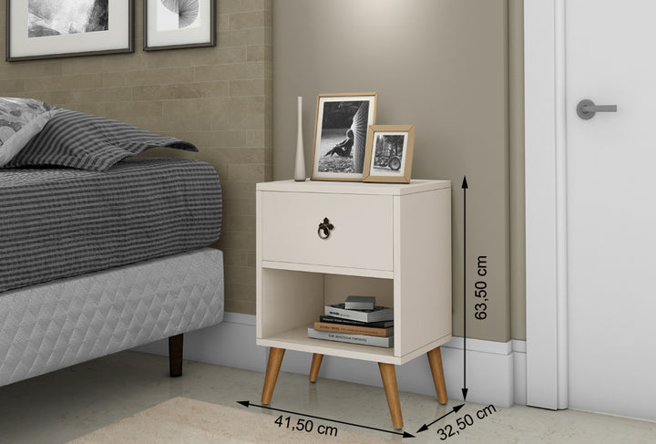 Mesa de Cabeceira Luxury 1 gaveta - Várias Cores