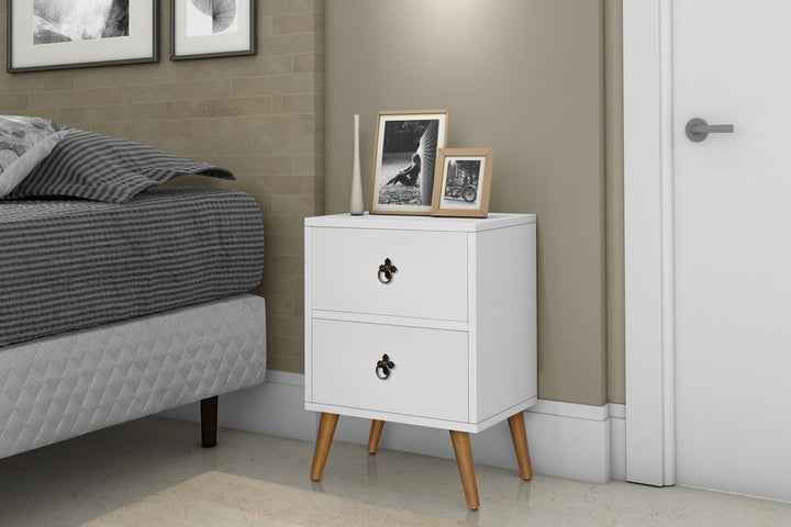 Mesa de Cabeceira Luxury 2 gavetas - Várias Cores