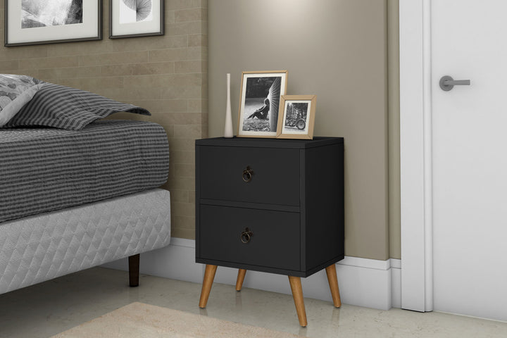 Mesa de Cabeceira Luxury 2 gavetas - Várias Cores