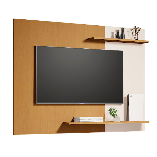 Painel para TV até 50" com Nicho Ripado e Efeito 3D – ASTRA