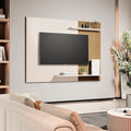 Painel para TV até 50" com Nicho Ripado e Efeito 3D – ASTRA