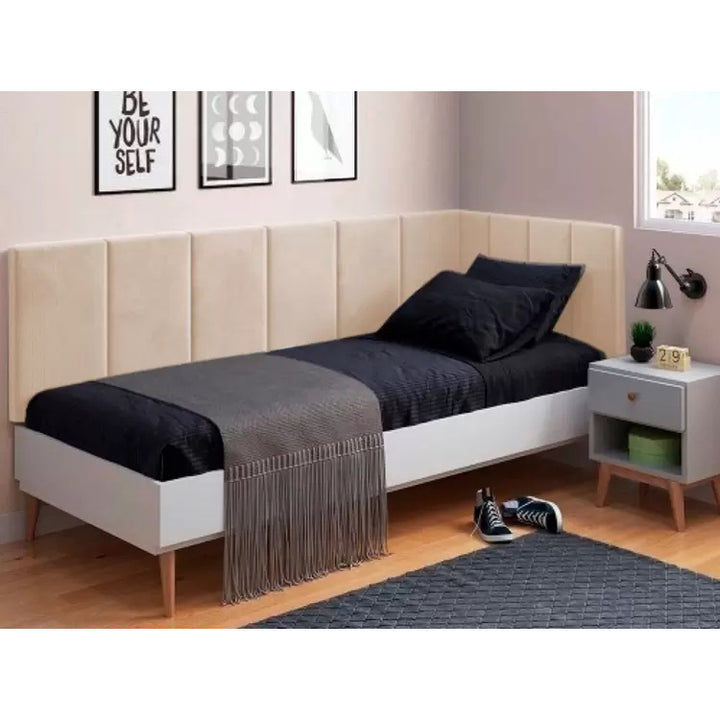 Cabeceira para cama de Solteiro em L