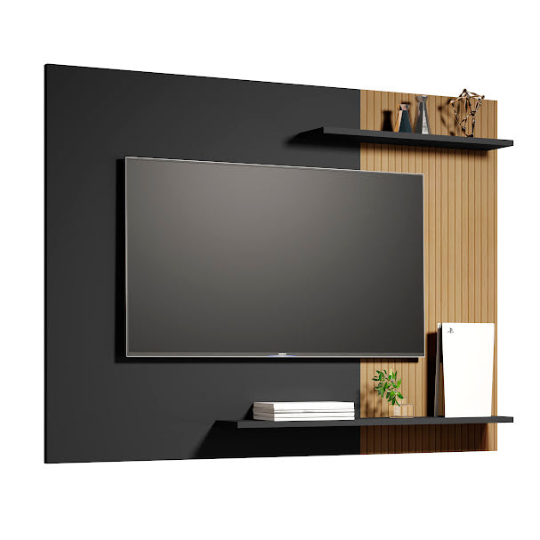 Painel para TV até 50" com Nicho Ripado e Efeito 3D – ASTRA