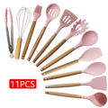 Kit Utensílios Silicone para Cozinha Premium