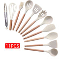 Kit Utensílios Silicone para Cozinha Premium