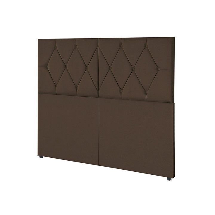 Cabeceira com pé  para cama box  em Tecido Suede- Cores , Medidas e Modelos