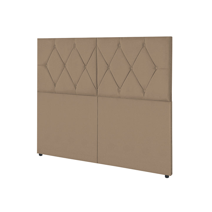 Cabeceira com pé  para cama box  em Tecido Suede- Cores , Medidas e Modelos