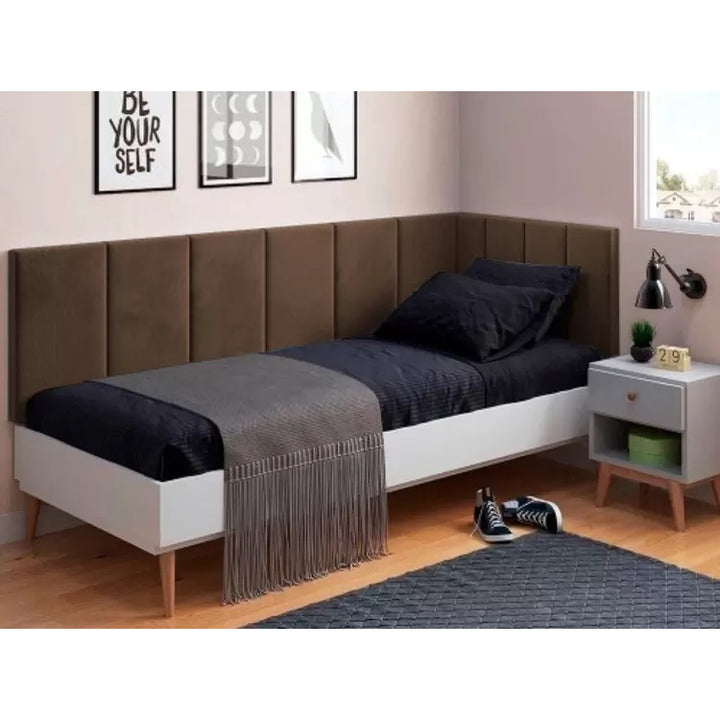 Cabeceira para cama de Solteiro em L