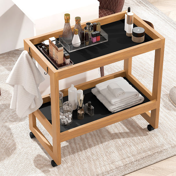 Aparador Barzinho Carrinho Multiuso Organizador Prateleiras Rodízios VENTO