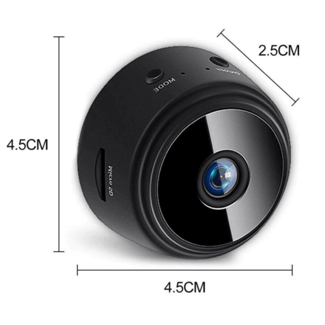 Mini Câmera Magnética HomeSafety® Wifi FullHD Original - PeryStore